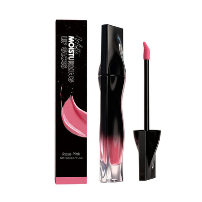 Moisturizing Lip Gloss Long Lasting Shimmer Non-Fading Lip Glaze Plumping Mirror Water Crystal Jelly Lip Gloss Beauty